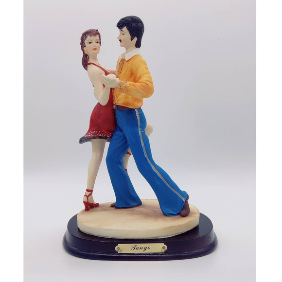 Vintage Tango 10" Dance Sculpture 1989 A.E.P. Albert E Price Bellmawr New Jersey - Picture 2 of 16